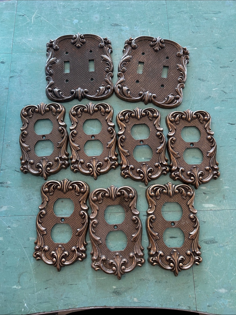 Dayana 9 pc outlet switch covers